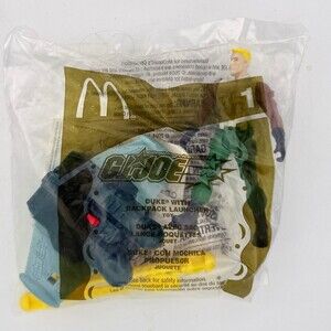 GI Joe #1 Duke with Backpack Launcher McDonalds Kids Happy Meal Toy 2004 NEW
